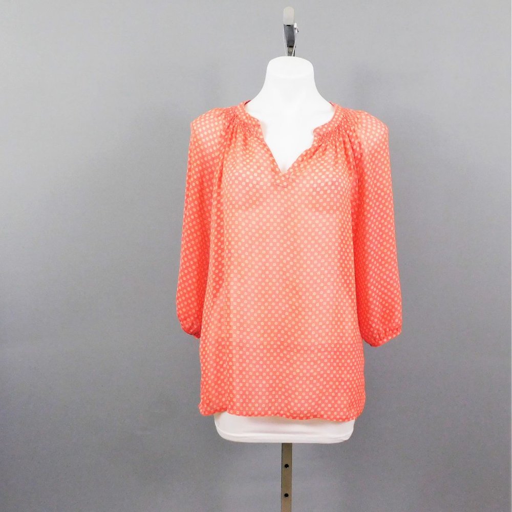Old Navy Women Shirt Peach Pink M